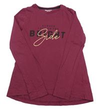 Vínová tunika s nápisem 