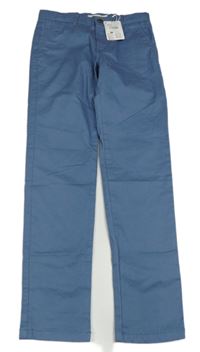 Nové - Modré plátěné chino kalhoty Sfera 