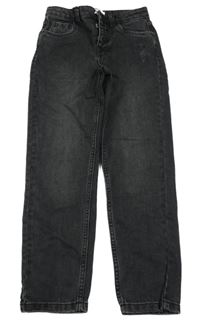 Tmavošedé rifle s prošoupáním Mango 