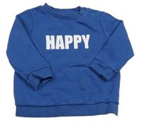 Modrá mikina s nápisom F&F