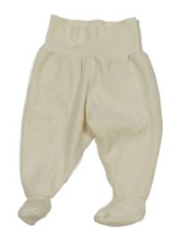 Smetanové fleecové polodupky H&M