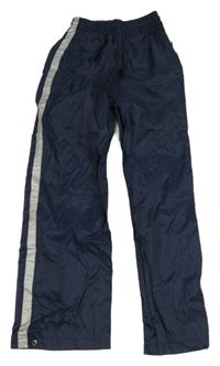 Tmavomodré šušťákové nepromokavé nohavice Formicula