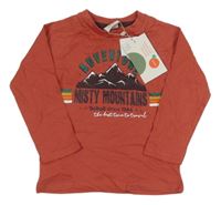 Nové - Růžové triko s horami Boboli