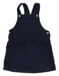 Tmavomodré trblietavé rifľové na traké šaty F&F