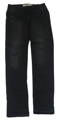 Černé skinny rifle s prošoupáním Denim Co.