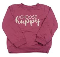 Svetlovínový á mikina s nápismi a srdiečkom Kiki&Koko