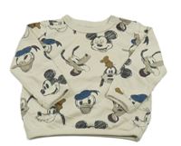 Smotanová mikina s Mickey s kamarády C&A