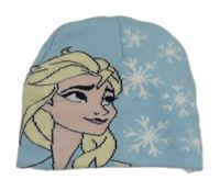 Světlemodrá čepice s Elsou Disney