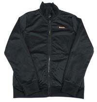 Černá propínací sportovní mikina s logem Bench.