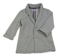 Bílo-černý pruhovaný cardigan F&F