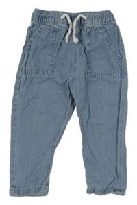 Svetlomodré crop rifle lupilu