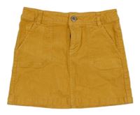 Horčicová menšestrová sukňa OKaïdi