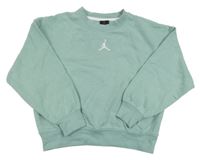 Olivová oversize mikina s logem Jordan Air