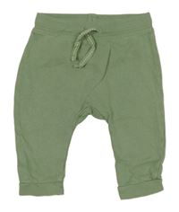 Tmavozelené turecké tepláky H&M