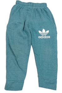 Modré melírované tepláky Adidas