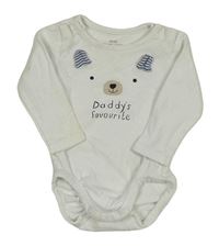 Bílé body s medvědem H&M