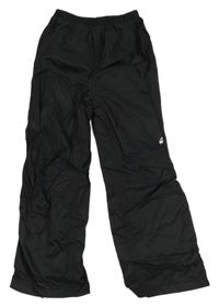 Černé šusťákové podšité funkční kalhoty McKinley