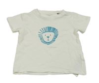 Biele tričko s lvem