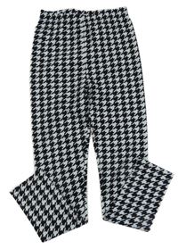 Sivo-čierne kockované legíny Shein