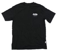 Čierne tričko s nápisom Jack & Jones