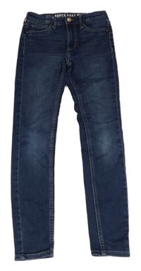 Modré skinny rifle H&M