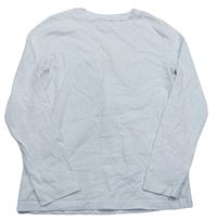 Biele tričko s potiskem na zádech H&M