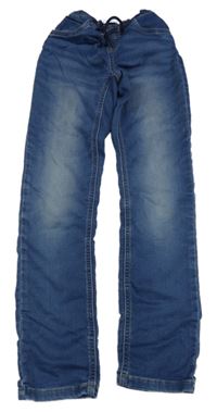 Tmavomodré teplákové skinny rifle Name it