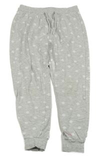 Sivé bodkovaná é ľahké tepláky H&M