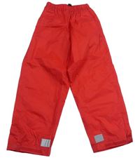 Červené nepromokavé funkčné nohavice Crivit