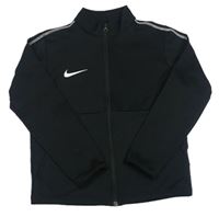 Černá sportovní propínací mikina Nike