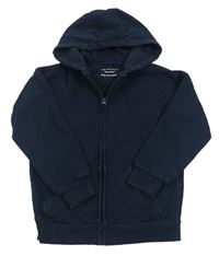 Tmavomodrá prepínaci mikina s kapucňou zn. Primark