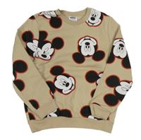 Béžová mikina s Mickeym Disney