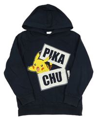 Tmavomodrá mikina s Pikachu a kapucňou Name it