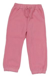 Ružové fleecové tepláky Topomini