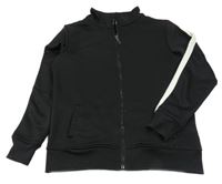 Čierno-biela prepínaci športová mikina