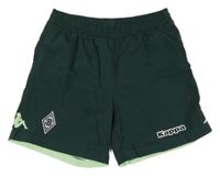 Tmavozelené plážové kraťasy s logom Kappa