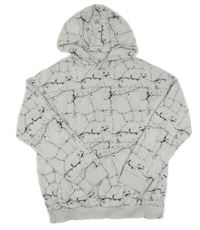 Bielo-čierna vzorovaná mikina s kapucňou H&M