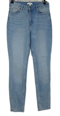Dámske svetlomodré skinny rifle H&M