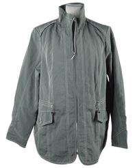 Dámska sivá šušťáková jarná bunda Ulla Popken