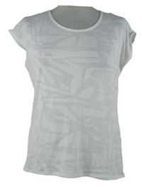 Dámské bílé vzorované tričko M&S