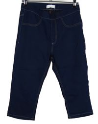 Dámske tmavomodré capri džegíny Janina