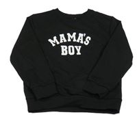 Čierna mikina s nápisom Shein