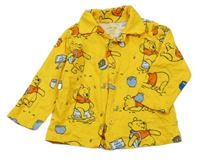 Žlutý pyžamový kabátek s medvídkem Pú LCW