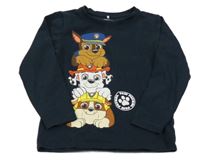 Tmavomodré triko s Paw Patrol Name it