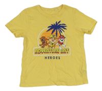 Žluté tričko s Paw Patrol 