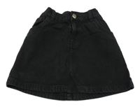 Čierna rifľová sukňa F&F