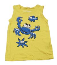 Žlté tielko s krabom bpc