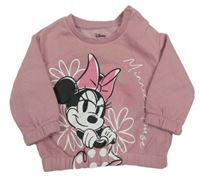 Růžová mikina s Minnie Primark