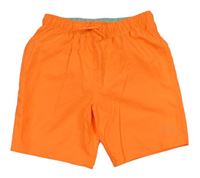 Neónově oranžové plážové kraťasy Primark