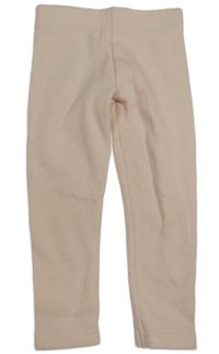 Světlerůžové sametové zateplené legíny Primark